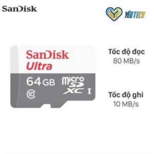 Thẻ nhớ SanDisk Class 10 64GB 100MB/s